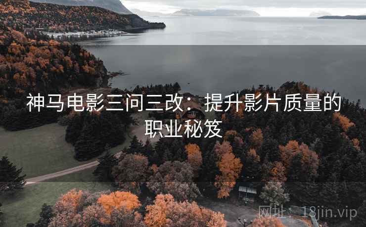 神马电影三问三改:提升影片质量的职业秘笈 神马电影三问三改:提升影片质量的职业秘笈
